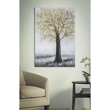 OBRAZ NA PŁÓTNIE TREE SIMPLE -A- 80X3,8X120 cm
